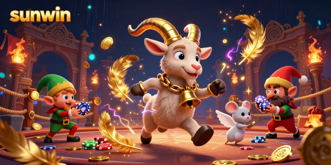 Experience the thrills of sunwin casino with Krampus, an angel mouse, and elf gremlins in action.
