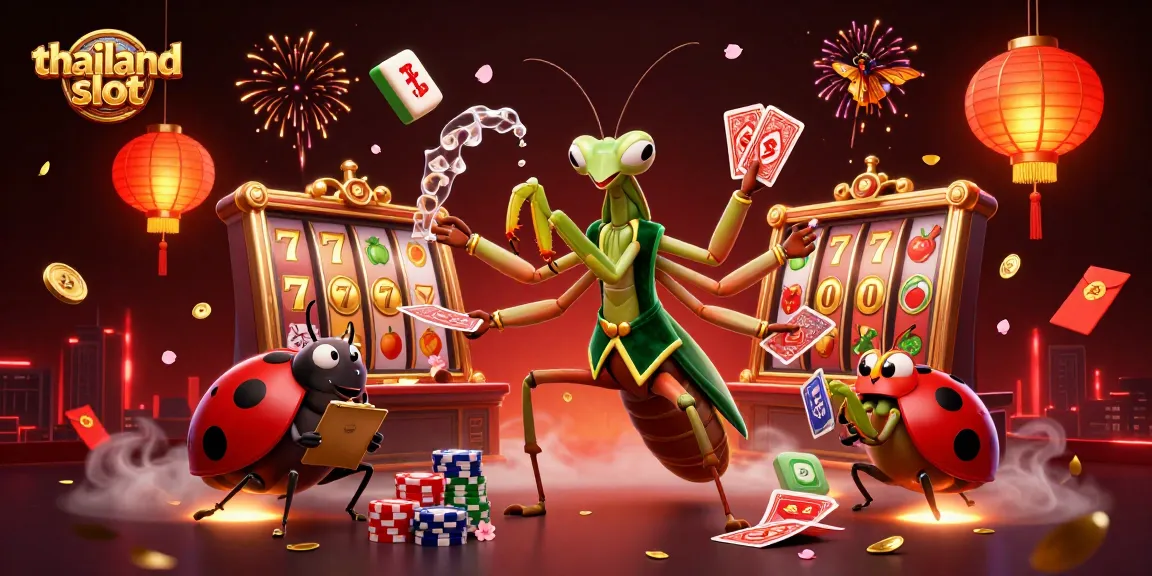 Experience vibrant thailand slot excitement with a praying mantis dealer and dynamic game elements