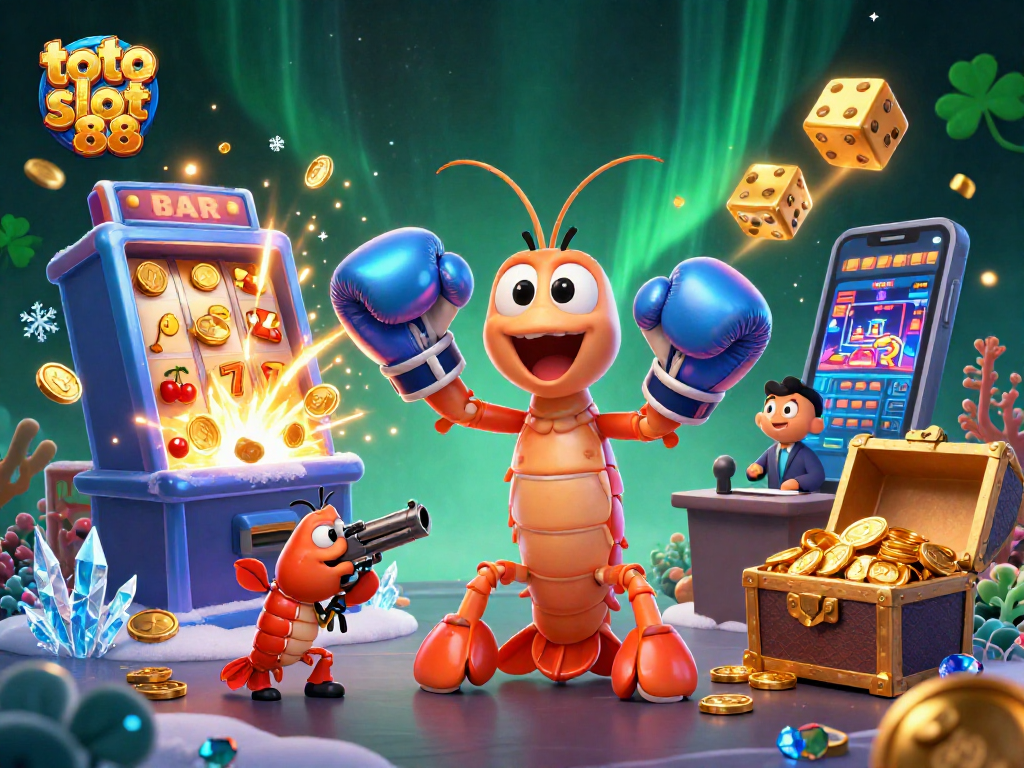 Experience winning moments at toto slot 88 with vibrant slot machines and jubilant characters.