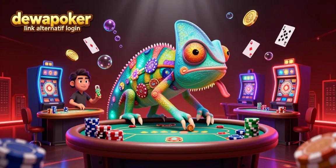 Engage with dewapoker link alternatif login through exciting poker scenes depicting vibrant casino experiences.