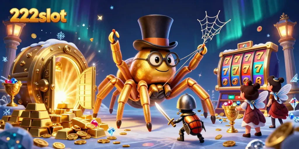 Menangkan jackpot dengan 222slot dan lihat tarantula emas serta ksatria kecil dalam aksi kasino yang mengesankan!