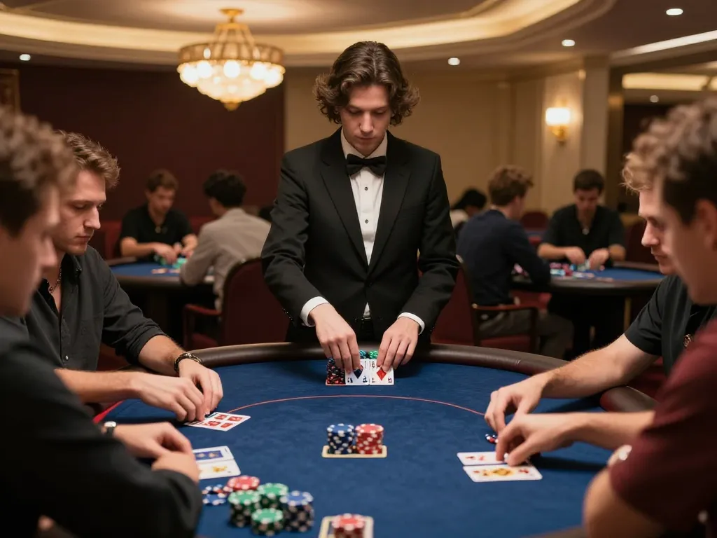 Experience intense poker gameplay at max88pro with skilled players and vibrant casino atmosphere.