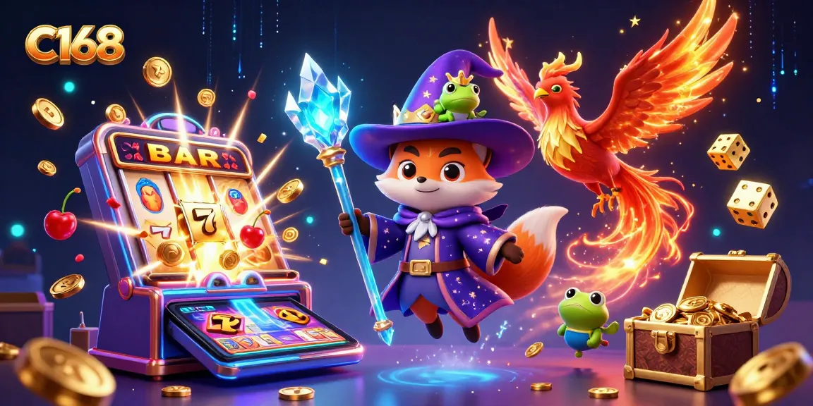 C168 rewards players with thrilling slots as the wizard fox and phoenix showcase jackpot glory!