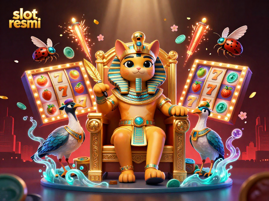 Engage with slot resmi through enchanting slot machines and eye-catching casino elements.
