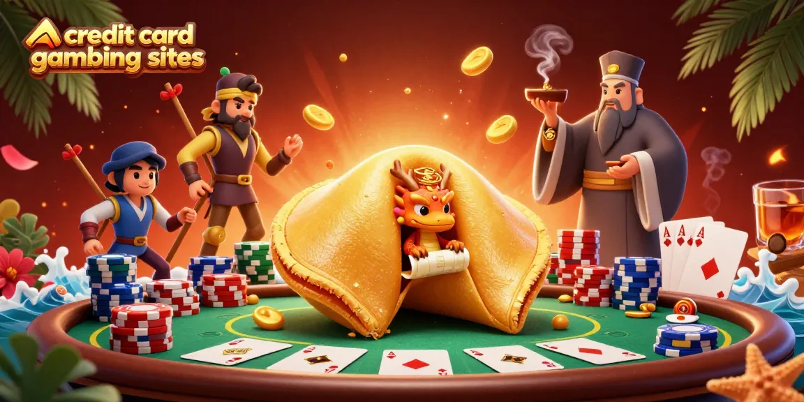 Experience the thrill of credit card gambling sites with vibrant 3D casino characters and dynamic gaming elements.