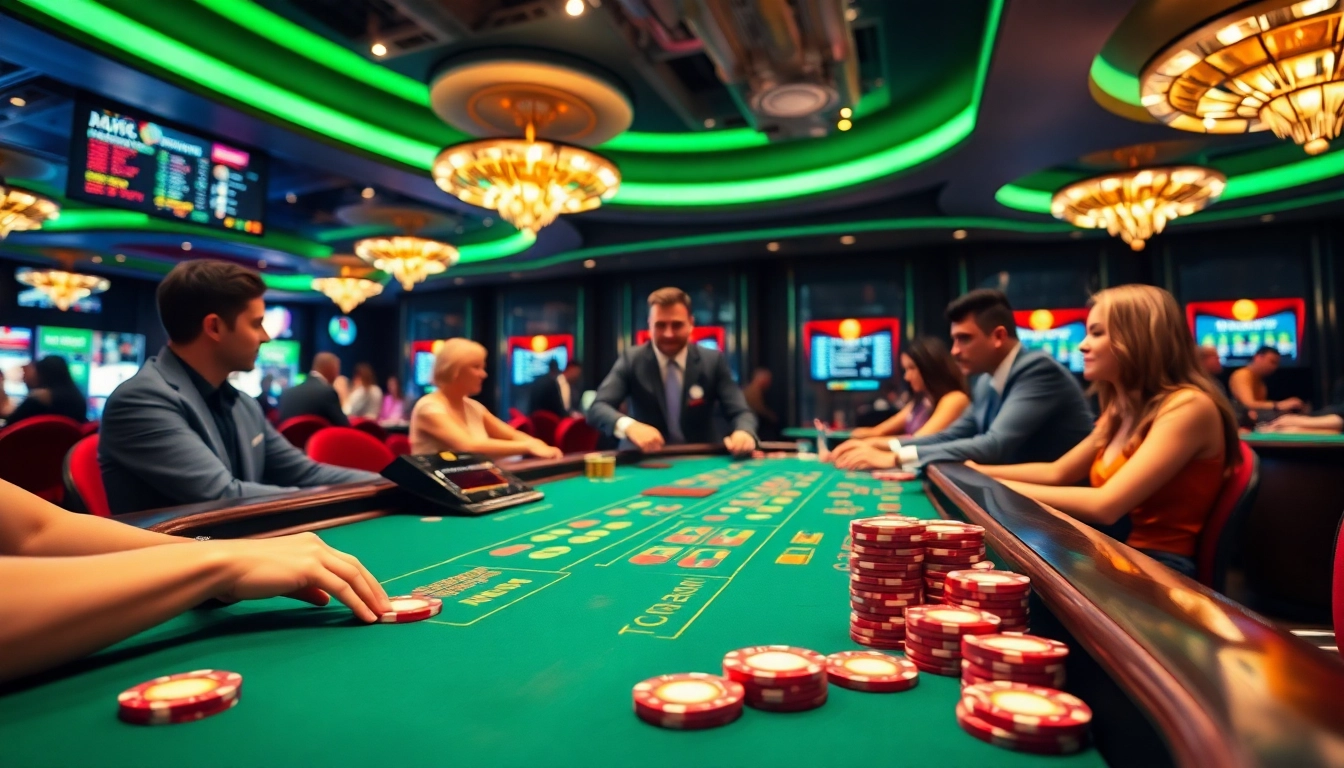 에볼루션 카지노 환경에서 플레이어와 딜러의 상호작용을 보여주는 생생한 이미지