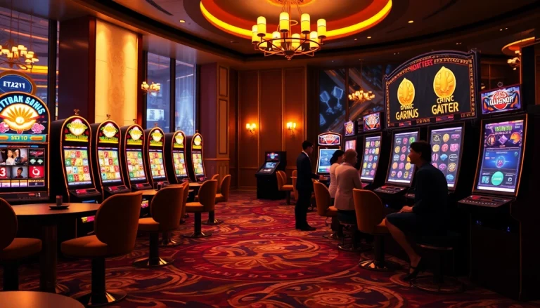 Experience thrilling gameplay with ktpjitu login at an upscale online casino with vibrant slot machines.