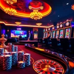 Exciting LC88 casino scene with poker chips and online gaming interface showcasing strategic gameplay.